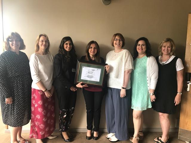 Picture above: The Maria Den Braven Centre from Jordan receiving certificate from the training team having completed the intensive training with the help of the Ray Miles 